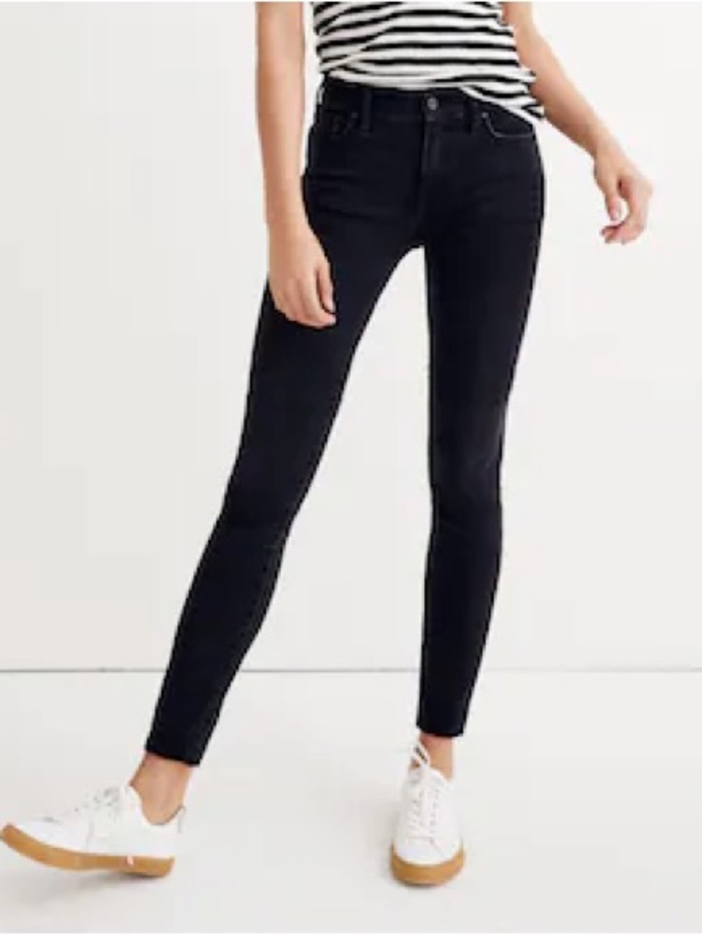 Madewell Black High Riser Skinny Jean size 26